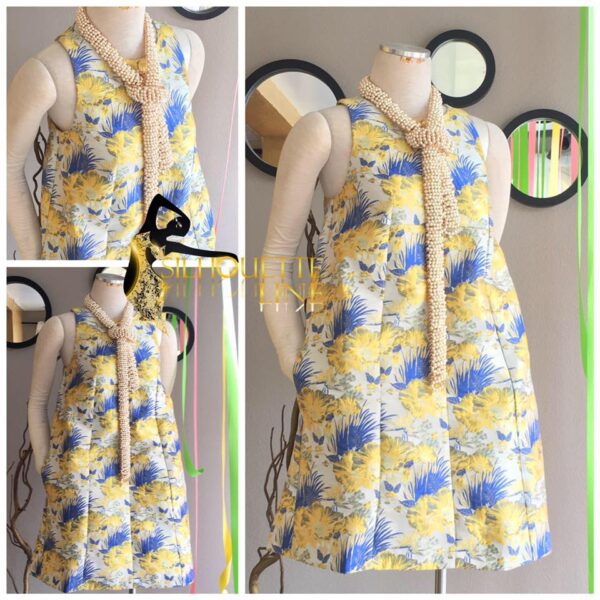 Sunny Bloom Pearl Halter Dress